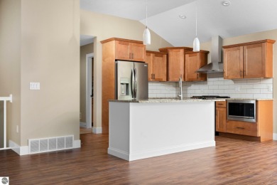 This stunning new construction home has modern, designer on Crown Golf Course in Michigan - for sale on GolfHomes.com, golf home, golf lot