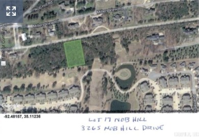 Beautiful sloped 1-acre lot in the highly desirable Nob Hill on Cadron Valley Country Club in Arkansas - for sale on GolfHomes.com, golf home, golf lot