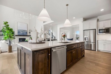 This is a MODEL HOME.  You will want to see this gorgeous brand on Heritage Park Golf Course in Kansas - for sale on GolfHomes.com, golf home, golf lot