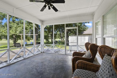 Beautiful 3-bedroom, 2-bathroom home perfectly positioned on the on Colonial Country Club Deerfield in Mississippi - for sale on GolfHomes.com, golf home, golf lot