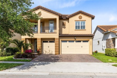 This stunning 5-bed, 5-bath Jones Homes masterpiece with water on Eagle Creek Golf Club in Florida - for sale on GolfHomes.com, golf home, golf lot