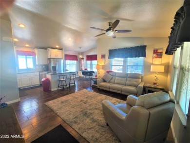 This 2-bedroom, 2-bathroom home features an open floor plan and on Viewpoint Golf Resort in Arizona - for sale on GolfHomes.com, golf home, golf lot