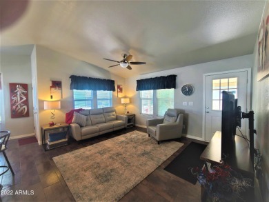 This 2-bedroom, 2-bathroom home features an open floor plan and on Viewpoint Golf Resort in Arizona - for sale on GolfHomes.com, golf home, golf lot