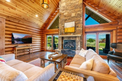 Welcome to 6 Donegal Drive -- a stunning custom log home tucked on The Powder Horn Golf Club - Mountain in Wyoming - for sale on GolfHomes.com, golf home, golf lot