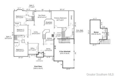 Beautiful, spacious and well-maintained most accurately on Gray Plantation Golf Course in Louisiana - for sale on GolfHomes.com, golf home, golf lot