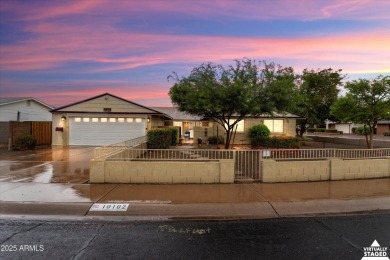 This lovely three-bedroom, two-bath home in Sun City features a on Sun City Country Club in Arizona - for sale on GolfHomes.com, golf home, golf lot