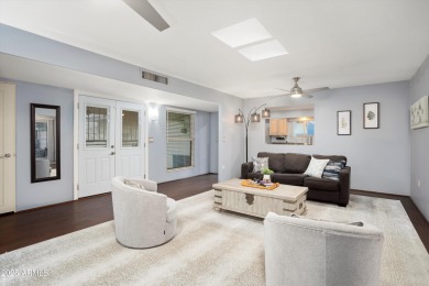 This lovely three-bedroom, two-bath home in Sun City features a on Sun City Country Club in Arizona - for sale on GolfHomes.com, golf home, golf lot