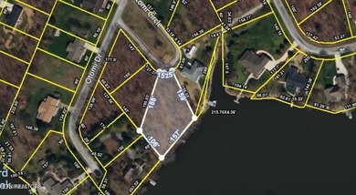 Beautiful over 1/2 Acre Lakefront Lot! Level to Gently sloping on Lake Tansi Village Country Club in Tennessee - for sale on GolfHomes.com, golf home, golf lot