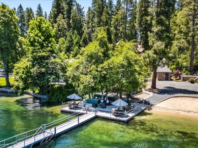 Luxury Lake Arrowhead Estate in Old Hamiltair - Private Beach on Lake Arrowhead Country Club in California - for sale on GolfHomes.com, golf home, golf lot