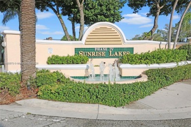 Immaculate 1st-floor unit in HOPA verified 55+ community. This on Sunrise Lakes Phase IV Golf Course in Florida - for sale on GolfHomes.com, golf home, golf lot