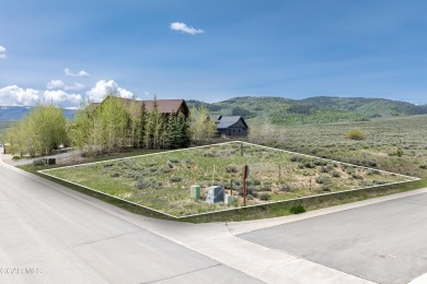 Premier Corner Lot with Golf Course & Mountain Views in Grand on Grand Elk Ranch and Club in Colorado - for sale on GolfHomes.com, golf home, golf lot