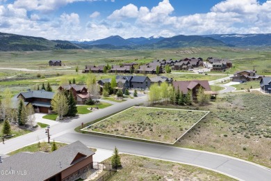 Premier Corner Lot with Golf Course & Mountain Views in Grand on Grand Elk Ranch and Club in Colorado - for sale on GolfHomes.com, golf home, golf lot