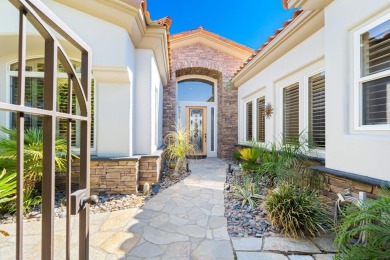 The beautifully relandscaped front yard with faux grass, exotic on Indian Ridge Country Club in California - for sale on GolfHomes.com, golf home, golf lot