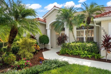 This stunning home in the gated community of Palmer Glen offers on Sarasota Golf Club in Florida - for sale on GolfHomes.com, golf home, golf lot