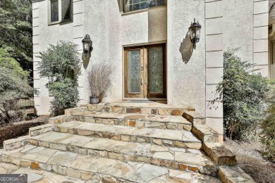 Welcome to this exquisite Stoney Brook home offering 5 bedrooms on Canongate At Flat Creek Club in Georgia - for sale on GolfHomes.com, golf home, golf lot