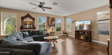 Step inside this beautifully updated 4-bedroom, 3.5-bathroom on Verrado Golf Club  in Arizona - for sale on GolfHomes.com, golf home, golf lot