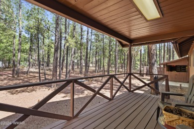 Charming single-level cabin in Pinetop Country Club, offering 1 on Pinetop Lakes Country Club in Arizona - for sale on GolfHomes.com, golf home, golf lot