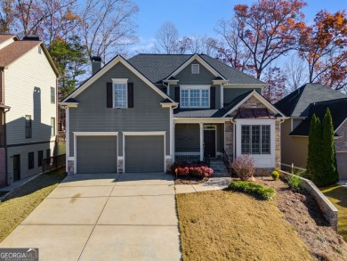 As you approach this beautiful 2-story home, nestled adjacent to on The Frog Golf Club in Georgia - for sale on GolfHomes.com, golf home, golf lot