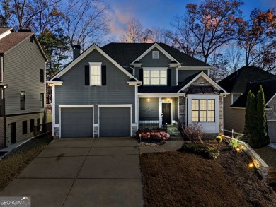 As you approach this beautiful 2-story home, nestled adjacent to on The Frog Golf Club in Georgia - for sale on GolfHomes.com, golf home, golf lot