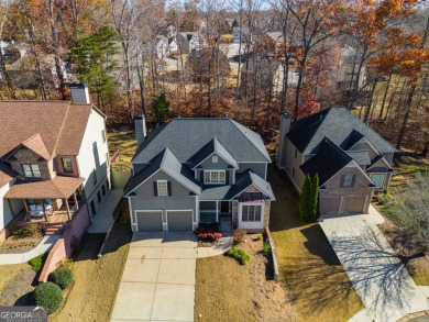 As you approach this beautiful 2-story home, nestled adjacent to on The Frog Golf Club in Georgia - for sale on GolfHomes.com, golf home, golf lot