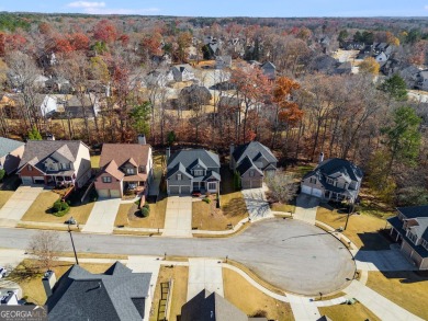 As you approach this beautiful 2-story home, nestled adjacent to on The Frog Golf Club in Georgia - for sale on GolfHomes.com, golf home, golf lot