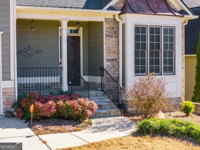 As you approach this beautiful 2-story home, nestled adjacent to on The Frog Golf Club in Georgia - for sale on GolfHomes.com, golf home, golf lot