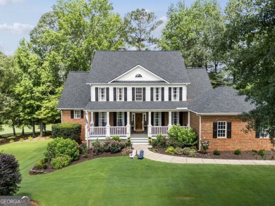 This 4-sided brick 5BR/4.5BA golf course home with a basement on Canongate On White Oak Golf Course in Georgia - for sale on GolfHomes.com, golf home, golf lot