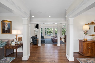This 4-sided brick 5BR/4.5BA golf course home with a basement on Canongate On White Oak Golf Course in Georgia - for sale on GolfHomes.com, golf home, golf lot