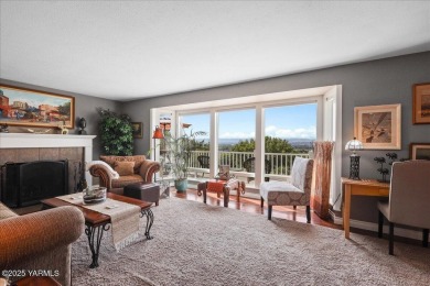 MILLION DOLLAR VIEWS of Mt. Rainier, Mt. Adams and downtown on The Yakima Country Club in Washington - for sale on GolfHomes.com, golf home, golf lot