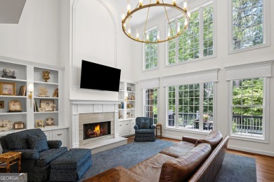 This 4-sided brick 5BR/4.5BA golf course home with a basement on Canongate On White Oak Golf Course in Georgia - for sale on GolfHomes.com, golf home, golf lot