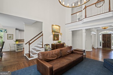 This 4-sided brick 5BR/4.5BA golf course home with a basement on Canongate On White Oak Golf Course in Georgia - for sale on GolfHomes.com, golf home, golf lot