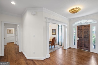 This 4-sided brick 5BR/4.5BA golf course home with a basement on Canongate On White Oak Golf Course in Georgia - for sale on GolfHomes.com, golf home, golf lot