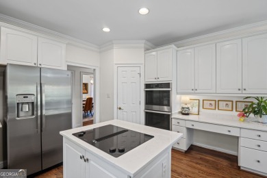 This 4-sided brick 5BR/4.5BA golf course home with a basement on Canongate On White Oak Golf Course in Georgia - for sale on GolfHomes.com, golf home, golf lot