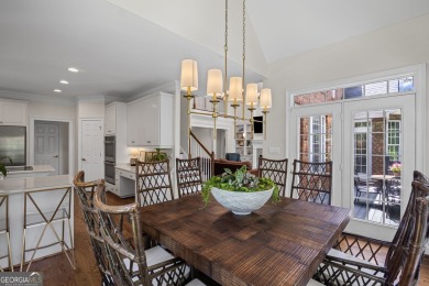 This 4-sided brick 5BR/4.5BA golf course home with a basement on Canongate On White Oak Golf Course in Georgia - for sale on GolfHomes.com, golf home, golf lot