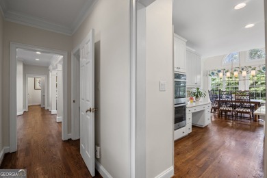 This 4-sided brick 5BR/4.5BA golf course home with a basement on Canongate On White Oak Golf Course in Georgia - for sale on GolfHomes.com, golf home, golf lot