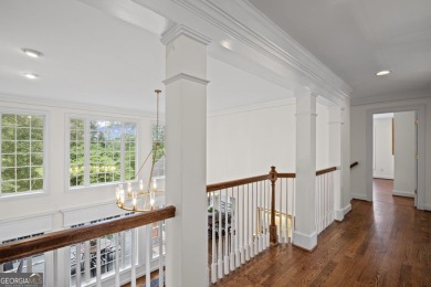 This 4-sided brick 5BR/4.5BA golf course home with a basement on Canongate On White Oak Golf Course in Georgia - for sale on GolfHomes.com, golf home, golf lot