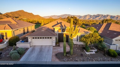 Discover your peaceful haven in this beautiful home nestled on Heritage Highlands At Dove Mountain in Arizona - for sale on GolfHomes.com, golf home, golf lot