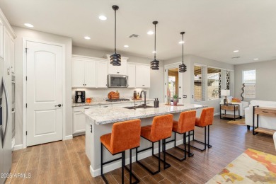 Discover the perfect blend of elegance and modern living in this on Verrado Golf Club - Victory in Arizona - for sale on GolfHomes.com, golf home, golf lot