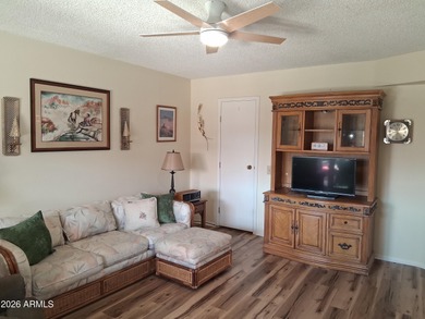 Rare 3-bedroom townhouse with an oversized private backyard! on Sun City Lakes West and East in Arizona - for sale on GolfHomes.com, golf home, golf lot