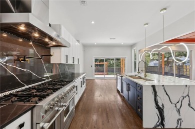 Experience modern luxury in this newly built custom farmhouse on East Lake Golf Club in Georgia - for sale on GolfHomes.com, golf home, golf lot