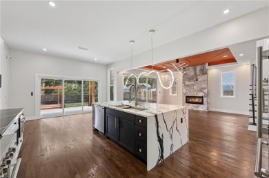 Experience modern luxury in this newly built custom farmhouse on East Lake Golf Club in Georgia - for sale on GolfHomes.com, golf home, golf lot