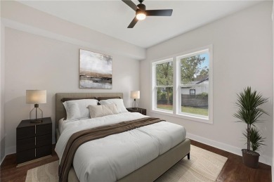 Experience modern luxury in this newly built custom farmhouse on East Lake Golf Club in Georgia - for sale on GolfHomes.com, golf home, golf lot