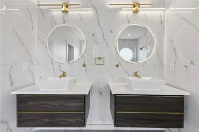 Experience modern luxury in this newly built custom farmhouse on East Lake Golf Club in Georgia - for sale on GolfHomes.com, golf home, golf lot