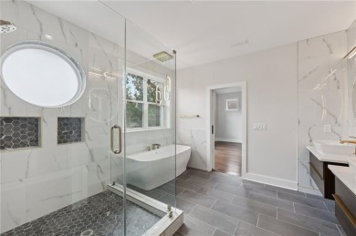 Experience modern luxury in this newly built custom farmhouse on East Lake Golf Club in Georgia - for sale on GolfHomes.com, golf home, golf lot