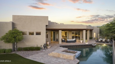 Stunning Desert Mountain estate tucked away on a private on Desert Mountain Golf Club - Renegade Course in Arizona - for sale on GolfHomes.com, golf home, golf lot