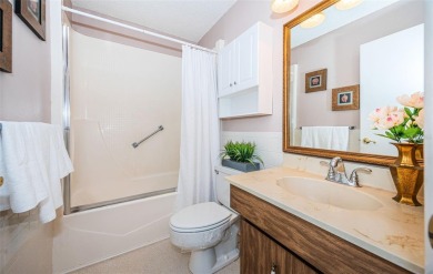 This 2-bedroom, 1.5-bath condo comes fully furnished and on The Dunedin Country Club in Florida - for sale on GolfHomes.com, golf home, golf lot