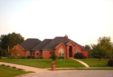 Custom built, all brick ranch backing to Locust Hills Golf on Locust Hills Golf Course in Illinois - for sale on GolfHomes.com, golf home, golf lot