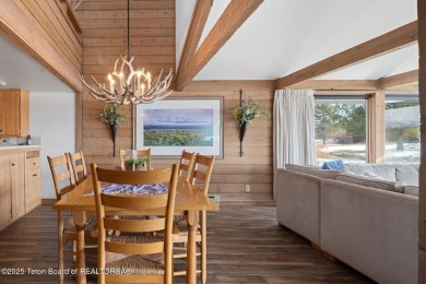This beautifully updated two-bedroom, two-bath townhome with a on Jackson Hole Golf and Tennis Club in Wyoming - for sale on GolfHomes.com, golf home, golf lot