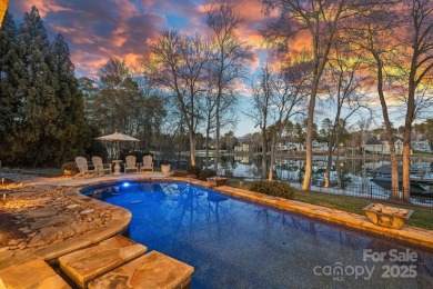 Nestled on 1.08 acres in the prestigious Point community, this on Trump National Golf Club Charlotte in North Carolina - for sale on GolfHomes.com, golf home, golf lot