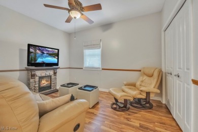 Enjoy peaceful golf course views and effortless one-floor living on Fox Creek Golf and Racquet Club in Ohio - for sale on GolfHomes.com, golf home, golf lot